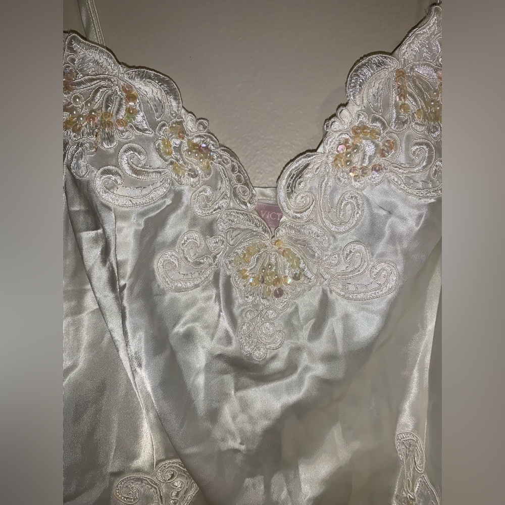 Vintage Victoria ‘s Secret sexy teddy bodysuit size Medium bride bridal - Picture 4 of 10